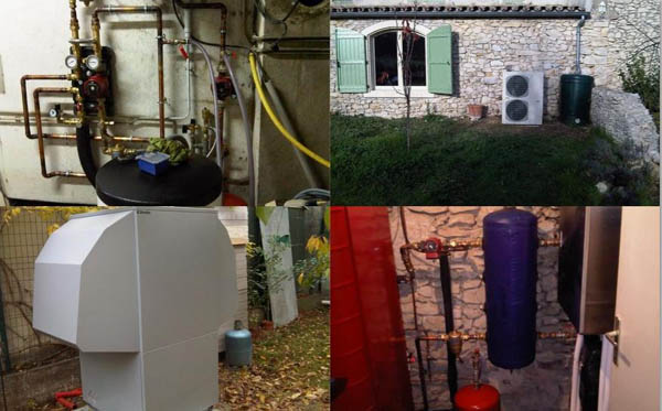 Installation d'une pompe à chaleur sur Quissac, aim solutions energies, dakin, hitachi 